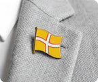Dorset English County Flag Pin Badge