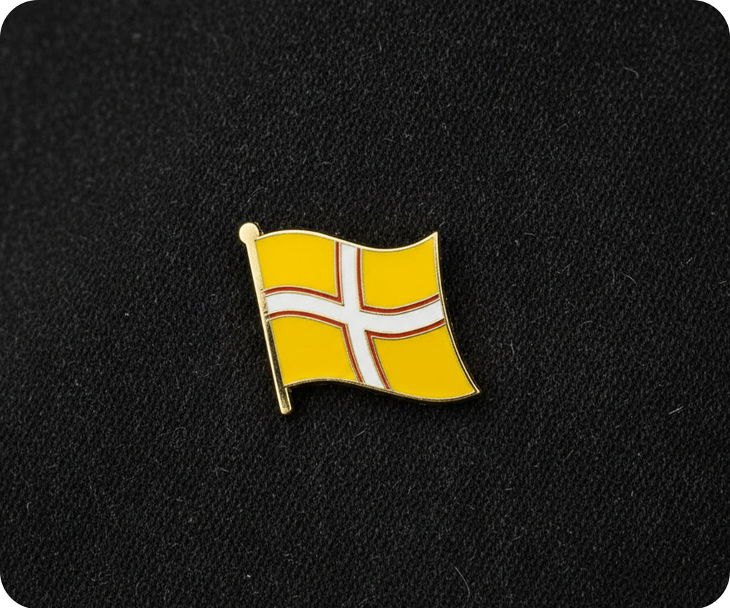 Dorset English County Flag Pin Badge