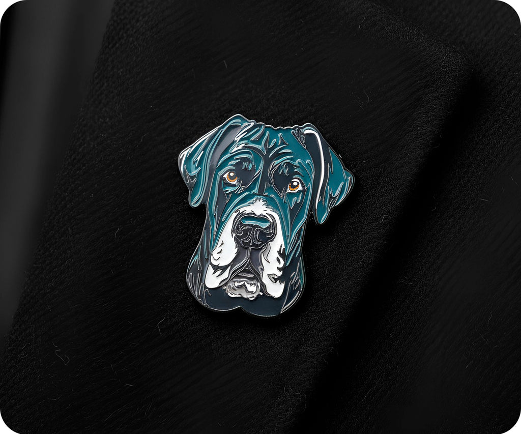 Great Dane Dog Pin Badge