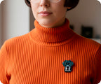 Great Dane Dog Pin Badge