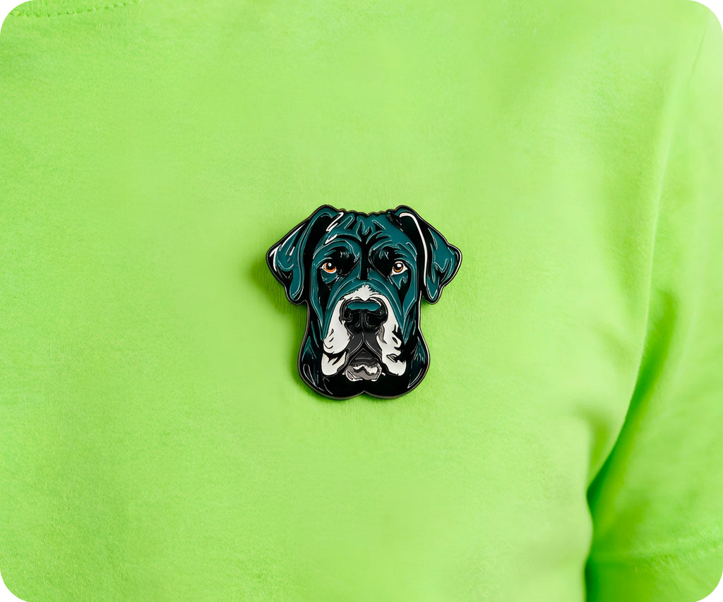 Great Dane Dog Pin Badge