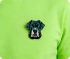 Great Dane Dog Pin Badge