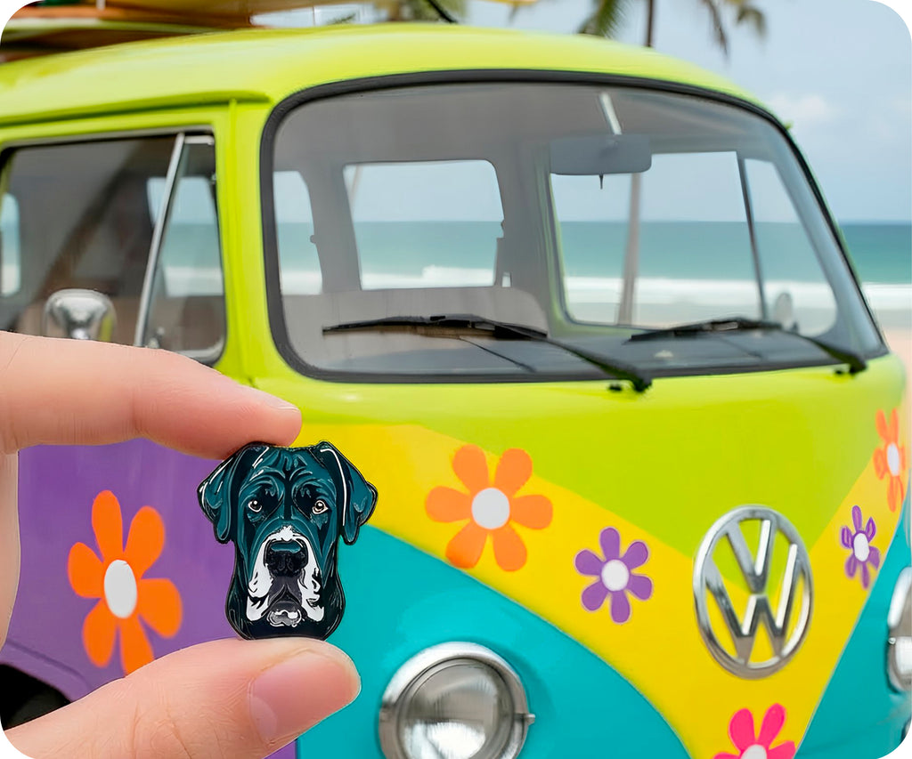 Great Dane Dog Pin Badge