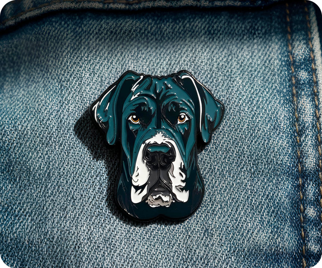 Great Dane Dog Pin Badge