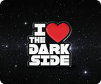 I Love The Dark Side Pin Badge
