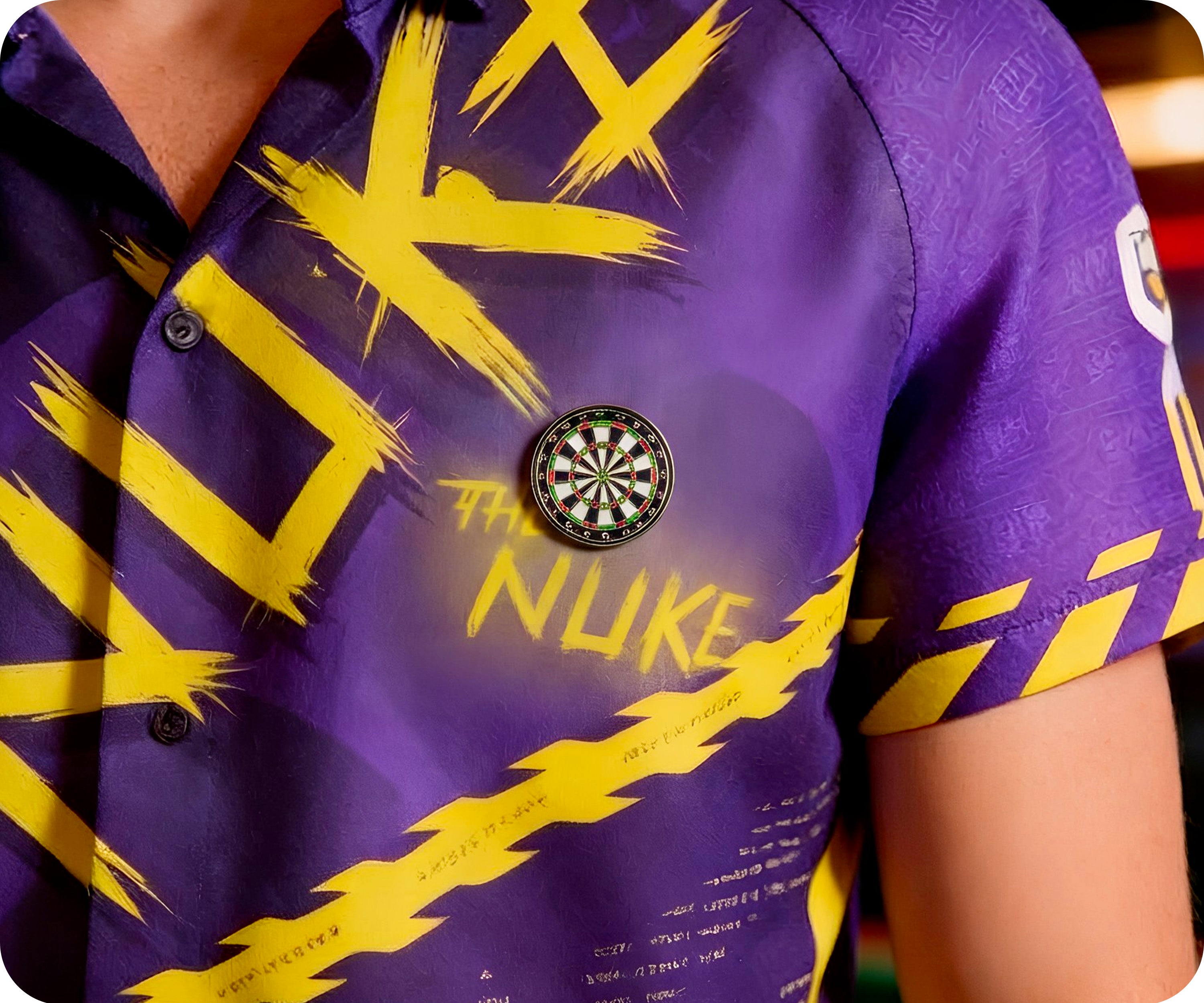Dart Board Pin Badge