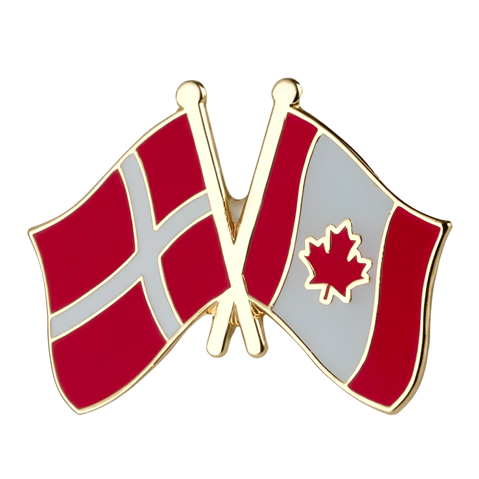Insignia de amistad Dinamarca y Canadá Imagen principal del producto