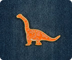Insignia de pin de dinosaurio Brachiosaurus Jurásico