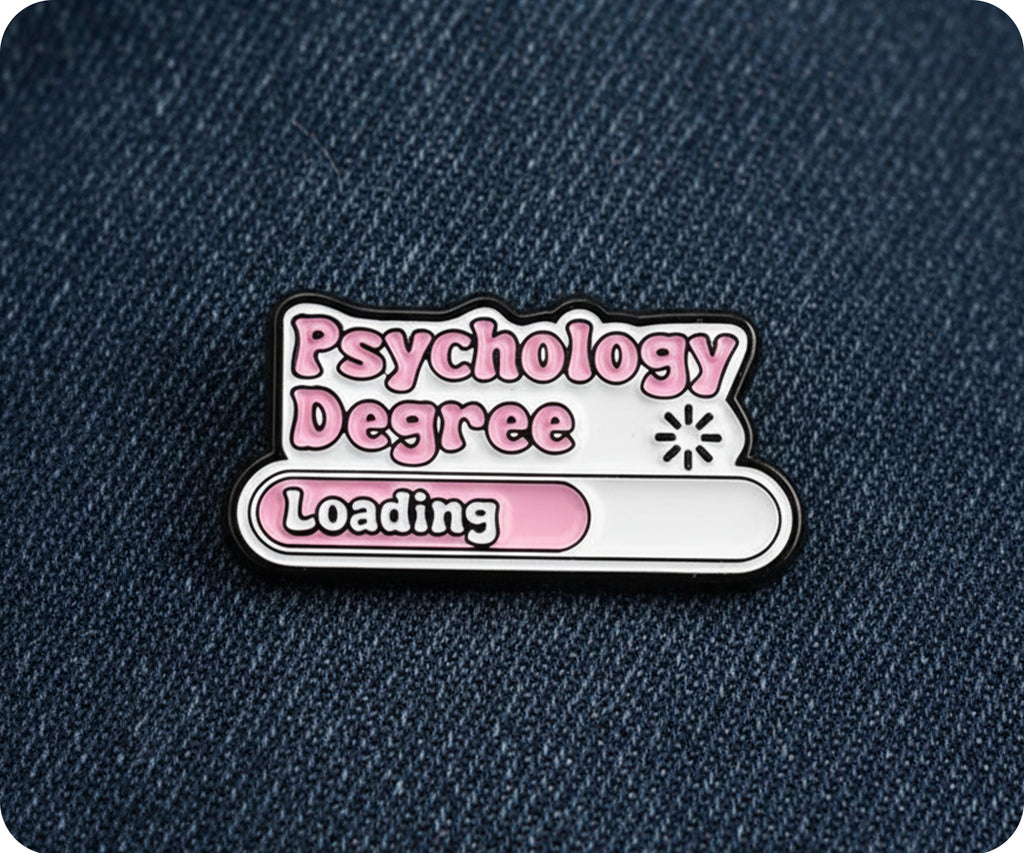 Psychology Degree Loading Pin Badge