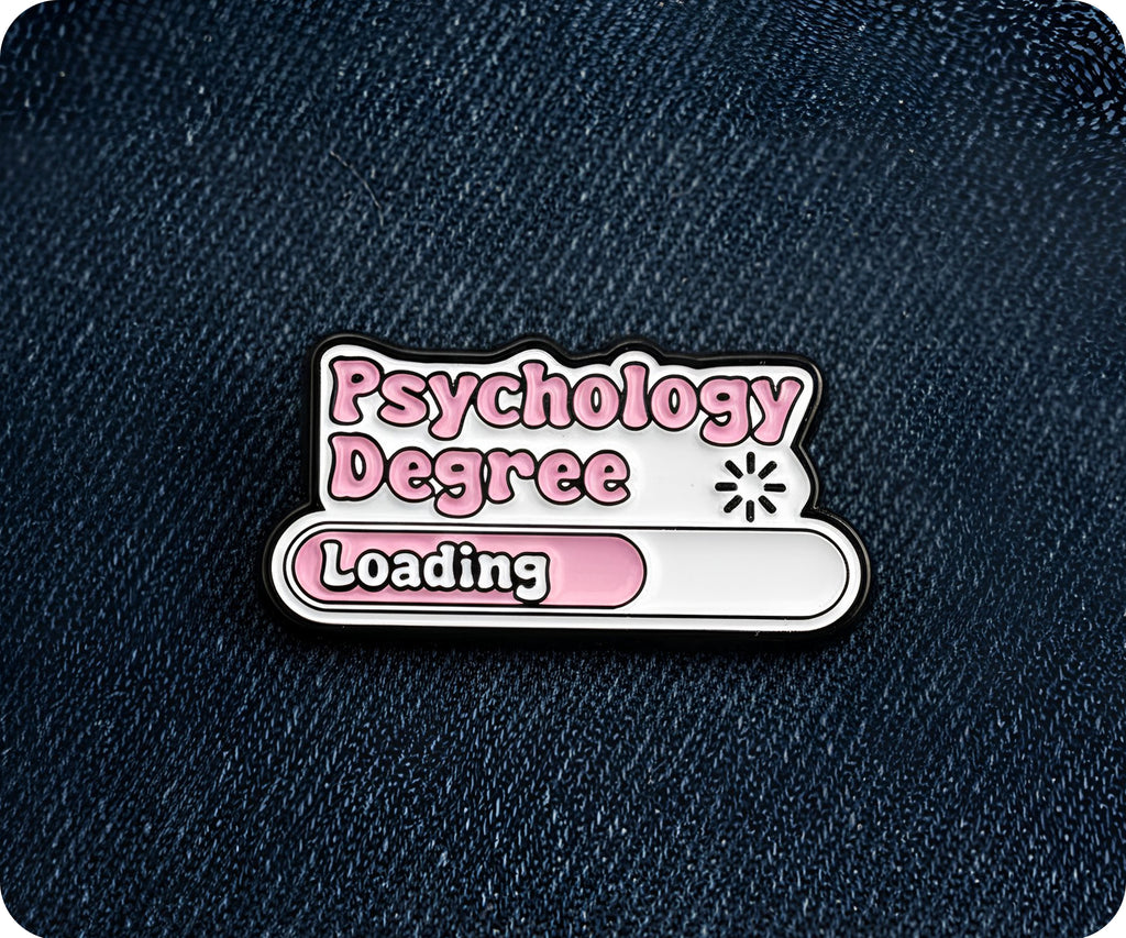 Psychology Degree Loading Pin Badge