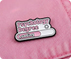 Psychology Degree Loading Pin Badge