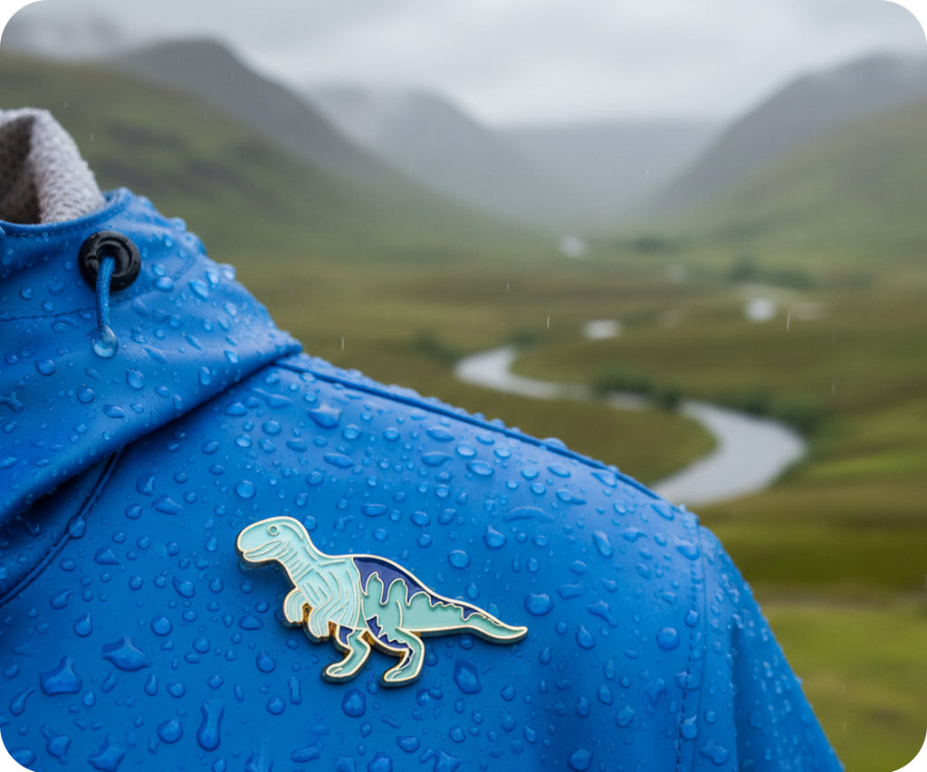 Tyrannosaurus T Rex Dinosaur Pin Badge