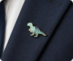 Tyrannosaurus T Rex Dinosaur Pin Badge