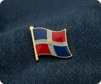 Dominican Republic Flag Pin Badge