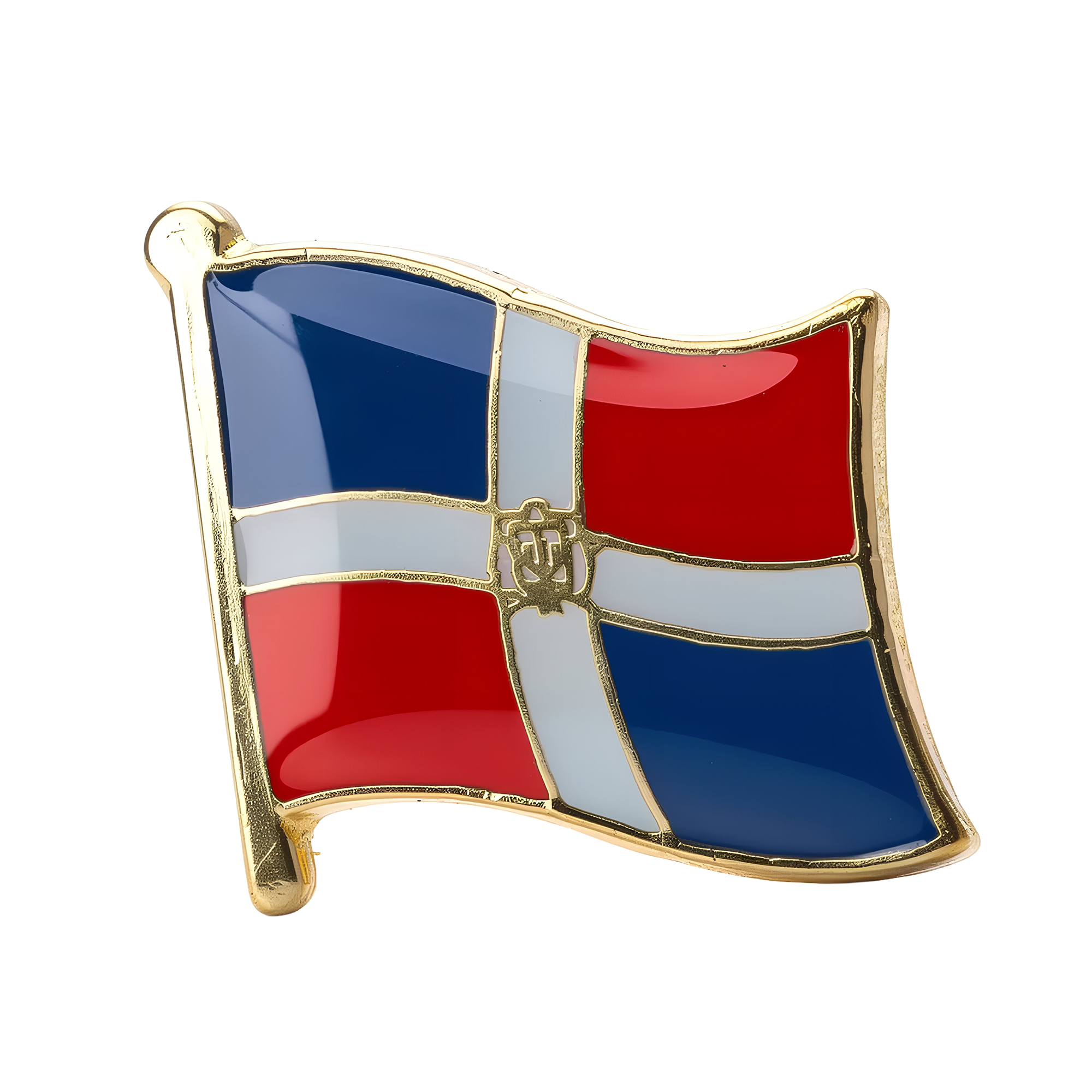 Dominican Republic Flag Pin Badge