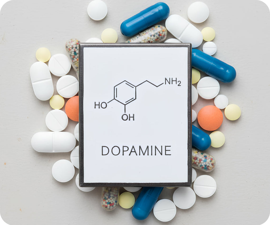 Dopamine Chemical Composition Pin Badge