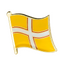 Dorset English County Flag Pin Badge