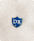 Doctor DR Shield Enamel Pin Badge