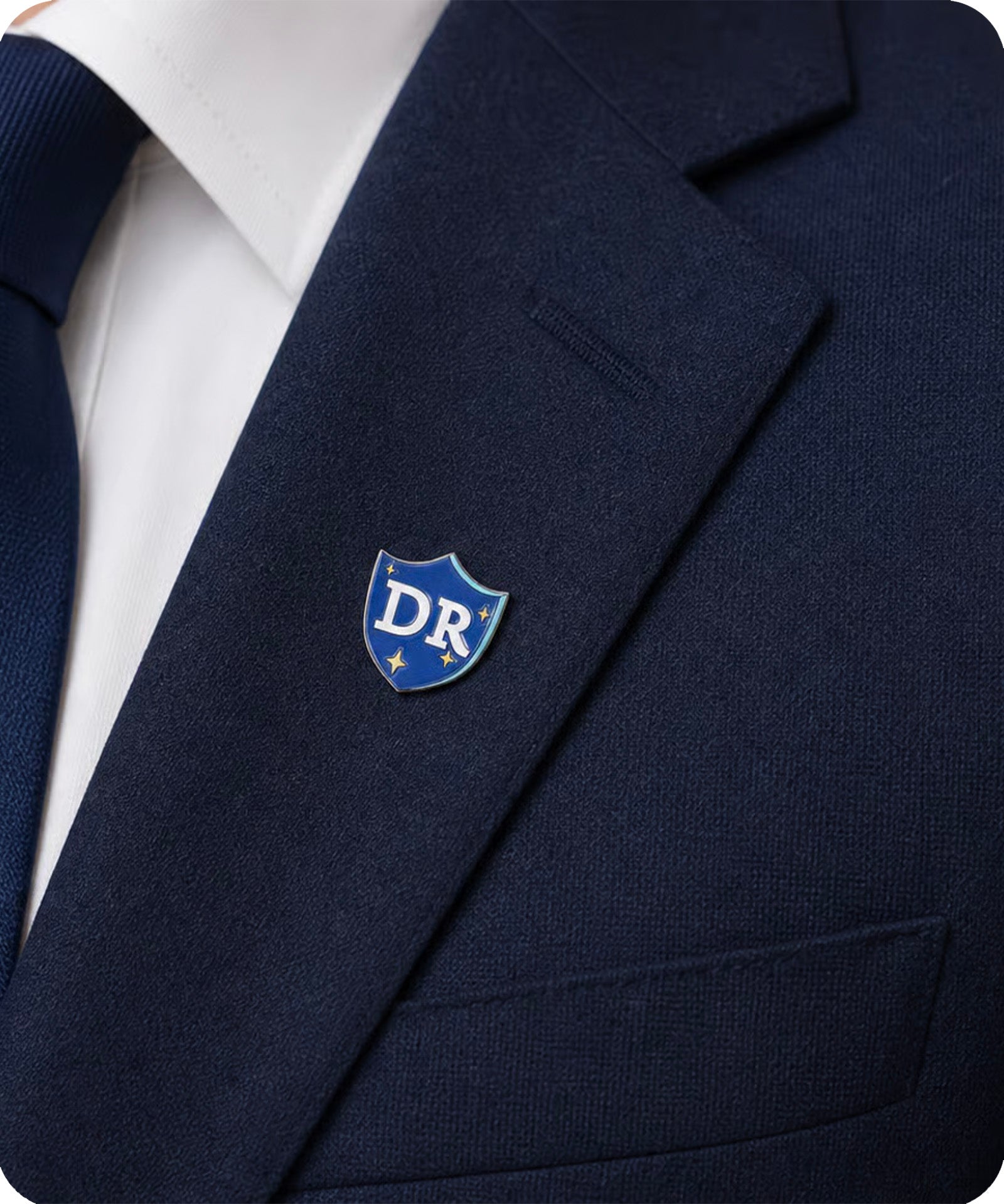 Doctor DR Shield Enamel Pin Badge Imagen secundaria del producto