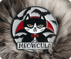 Meowcula Cat Pin Badge