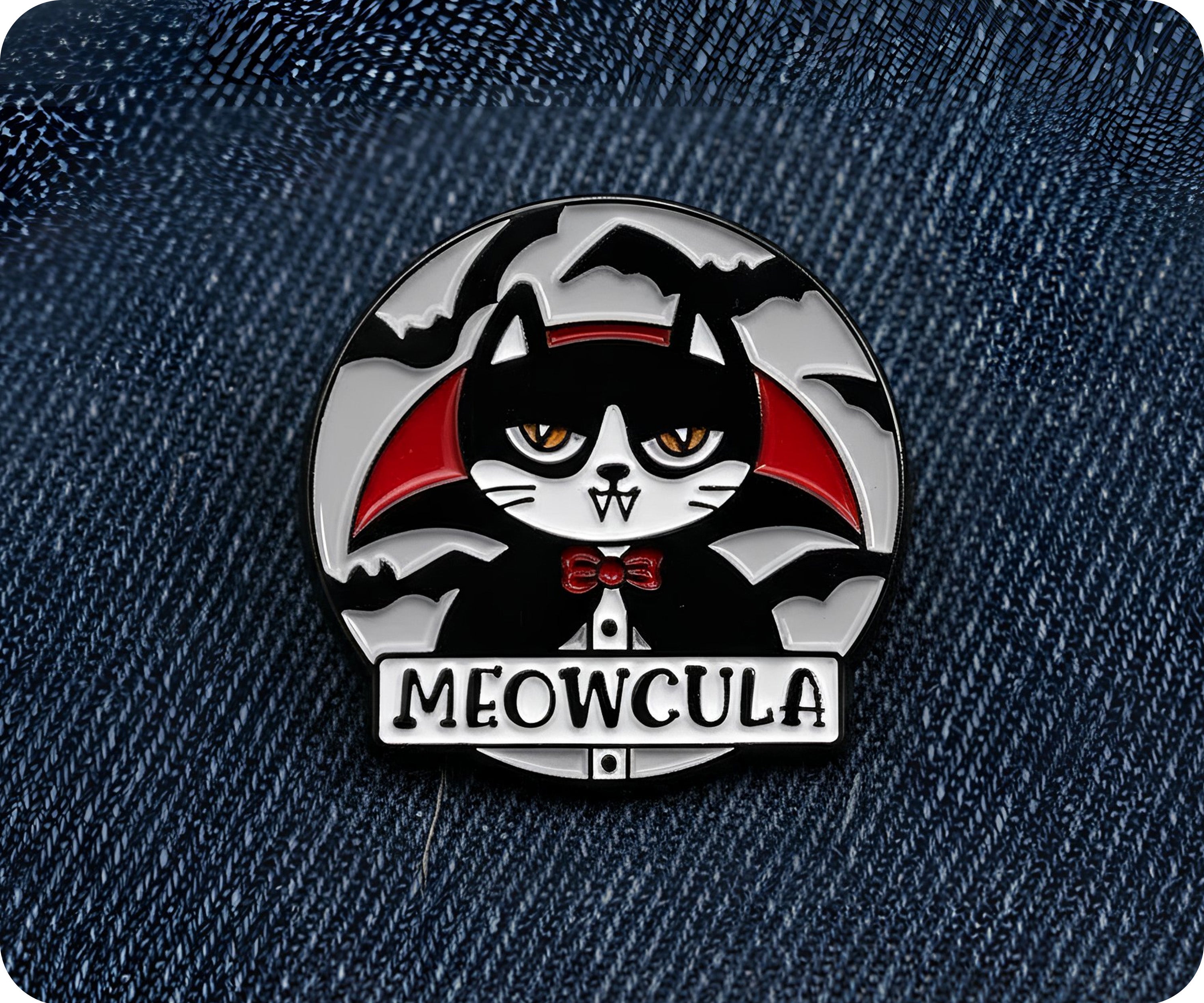 Pin de Gato Meowcula Imagen secundaria del producto