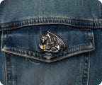 Dragon Reading Pin Badge