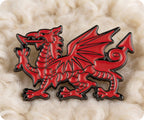Y Ddraig Goch Welsh Wales Red Dragon Pin Badge