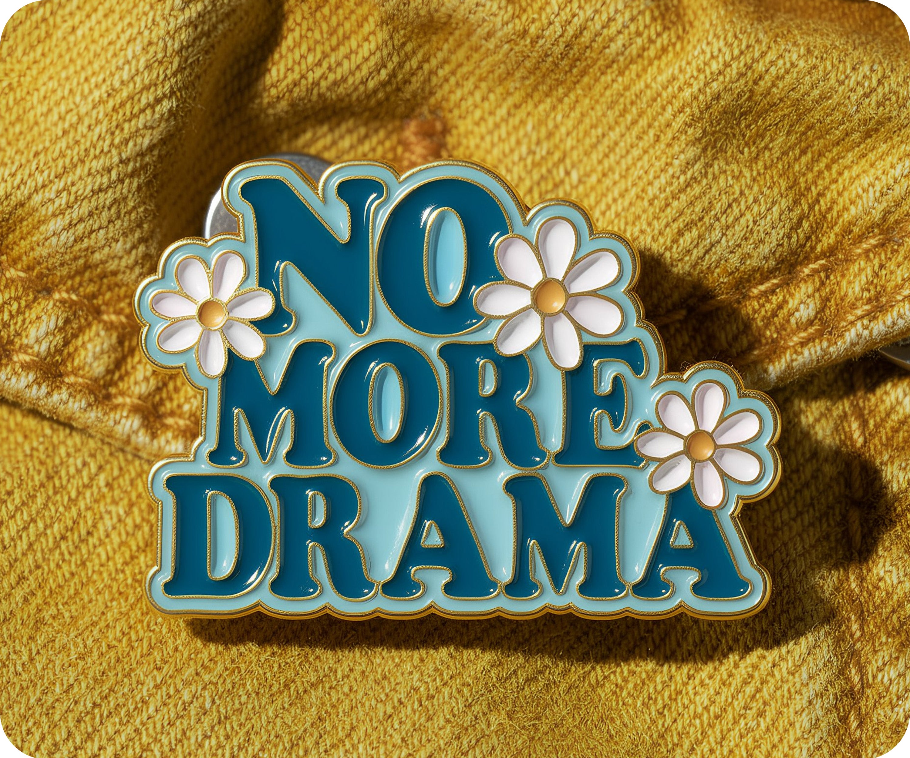 Pin "No Más Drama" Imagen secundaria del producto