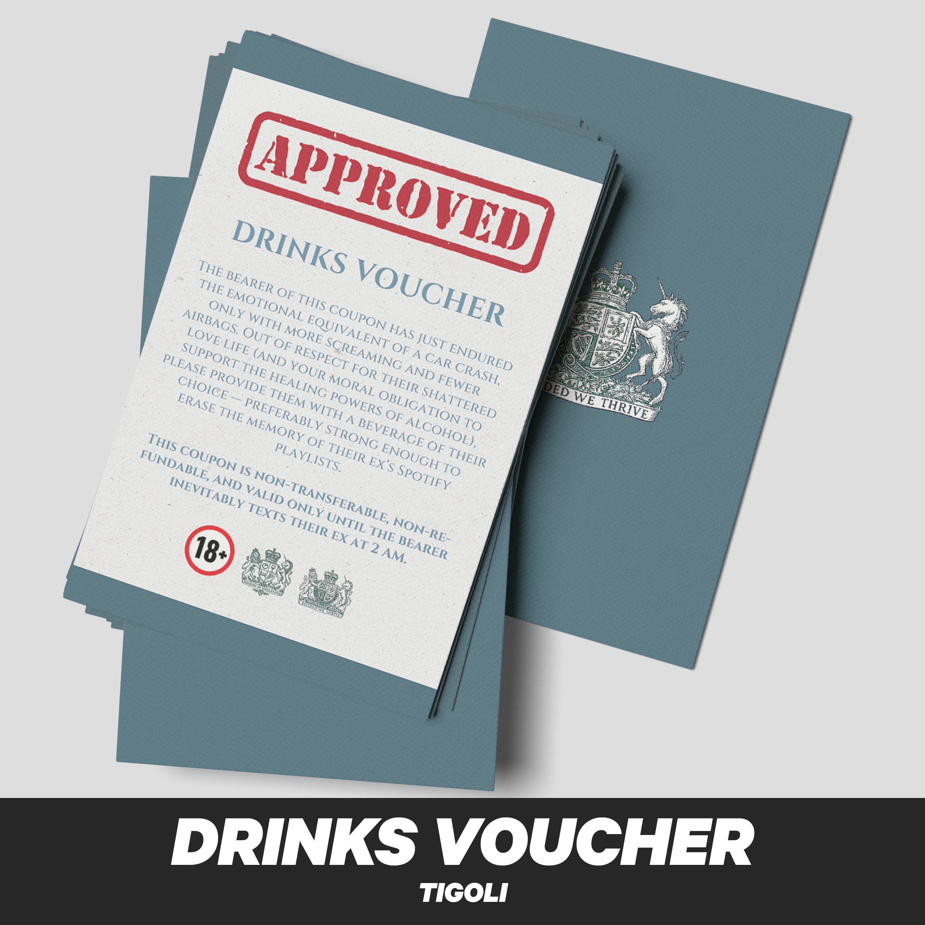 Divorce in a Box – Funny Novelty Gag Gift Set with Divorce Certificate, Application Form, Drinks Voucher, Dating Coupon, Party Horn & Stickers
