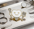 Pin Insignia de Dientes de Taladro de Dentista