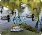 Trust Me I'm A Ducktor Pin Badge