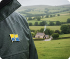 County Durham Regional English County Flag Pin Badge