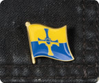County Durham Regional English County Flag Pin Badge