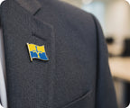 County Durham Regional English County Flag Pin Badge