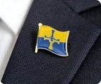County Durham Regional English County Flag Pin Badge