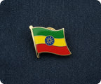 Ethiopia Flag Pin Badge