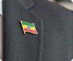 Ethiopia Flag Pin Badge