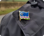 Exmoor English County Flag Pin Badge