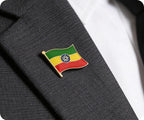 Ethiopia Flag Pin Badge