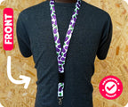 Egg Plant Aubergine Lanyard