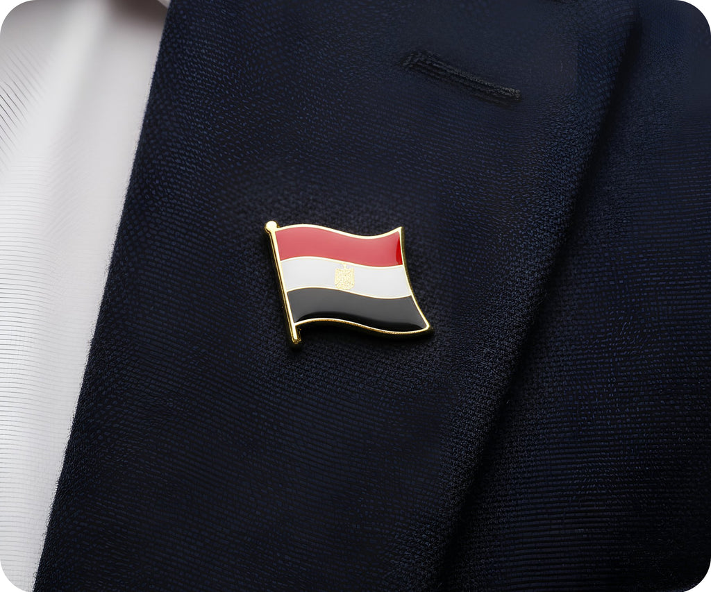 Egypt Flag Pin Badge