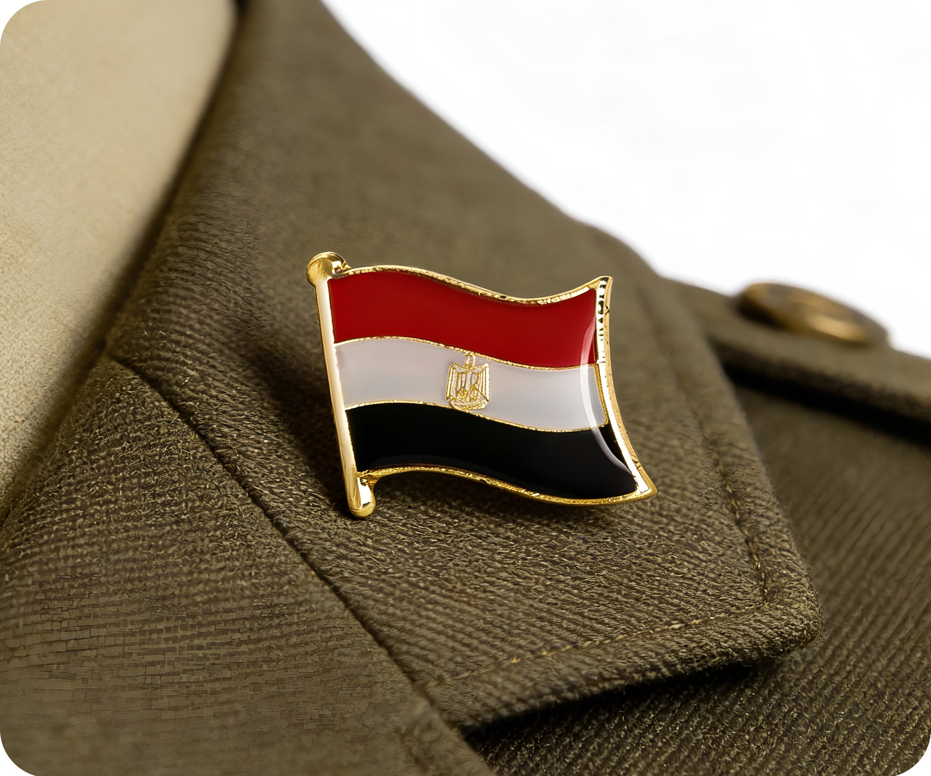 Egypt Flag Pin Badge
