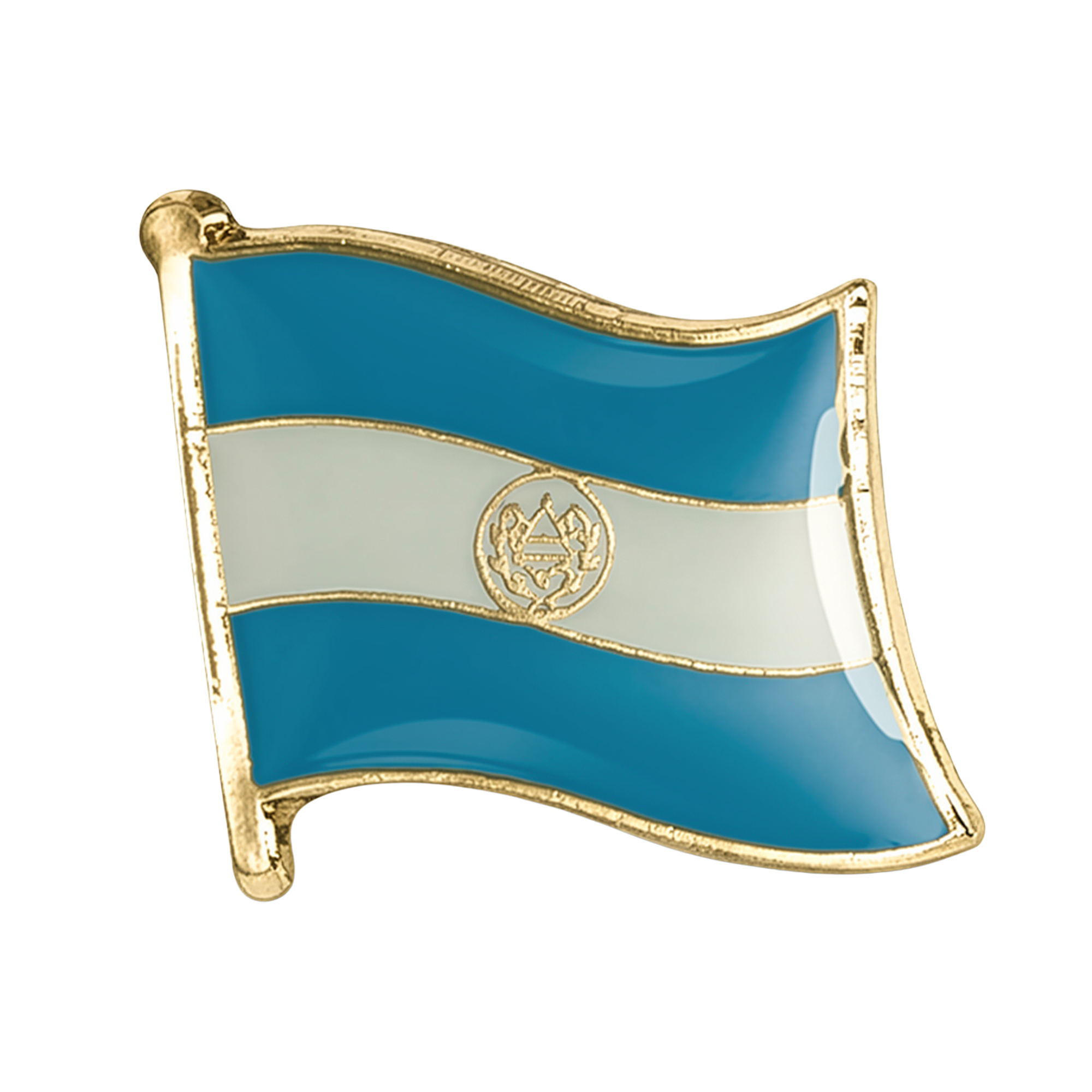 El Salvador Flag Pin Badge
