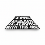 Sarcasm Is Strong With This One Funny Pin Badge