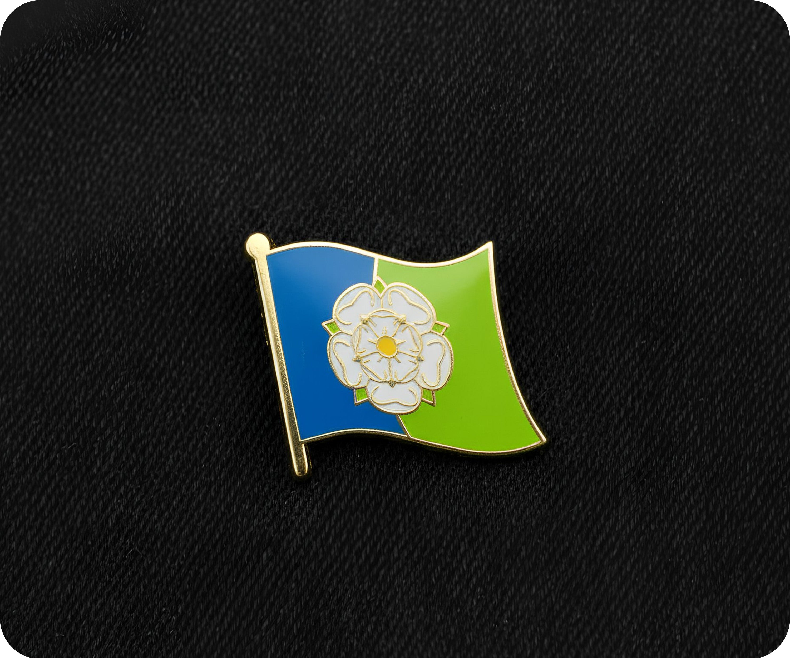 East Riding English County Flag Pin Badge