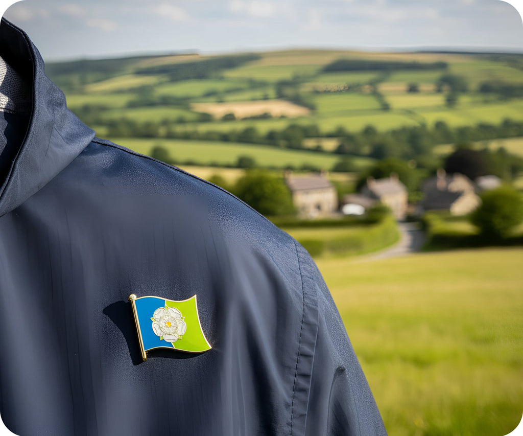 East Riding English County Flag Pin Badge