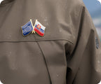 European Union & Slovakia Friendship Pin Badge