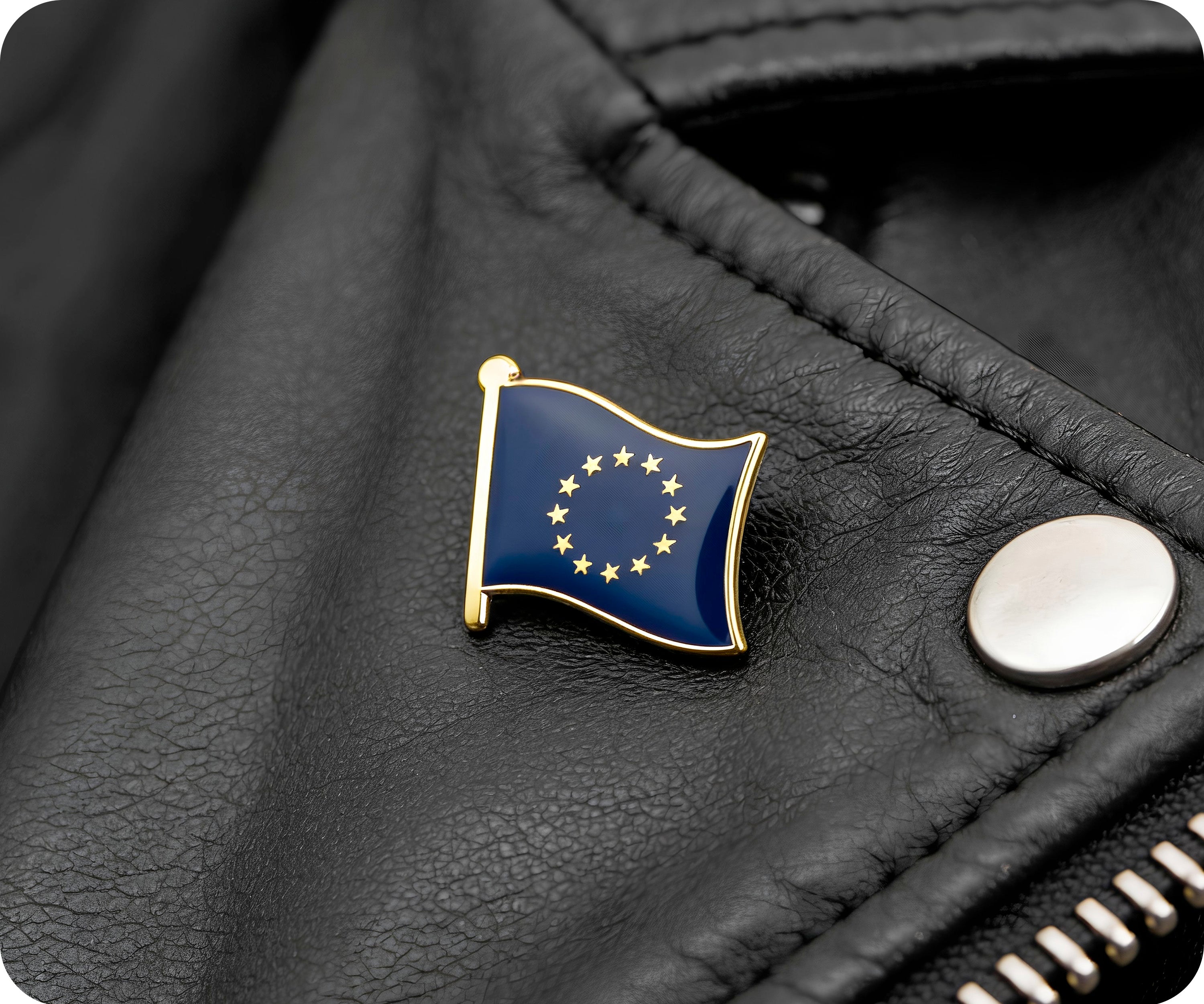 European Union EU Flag Pin Badge