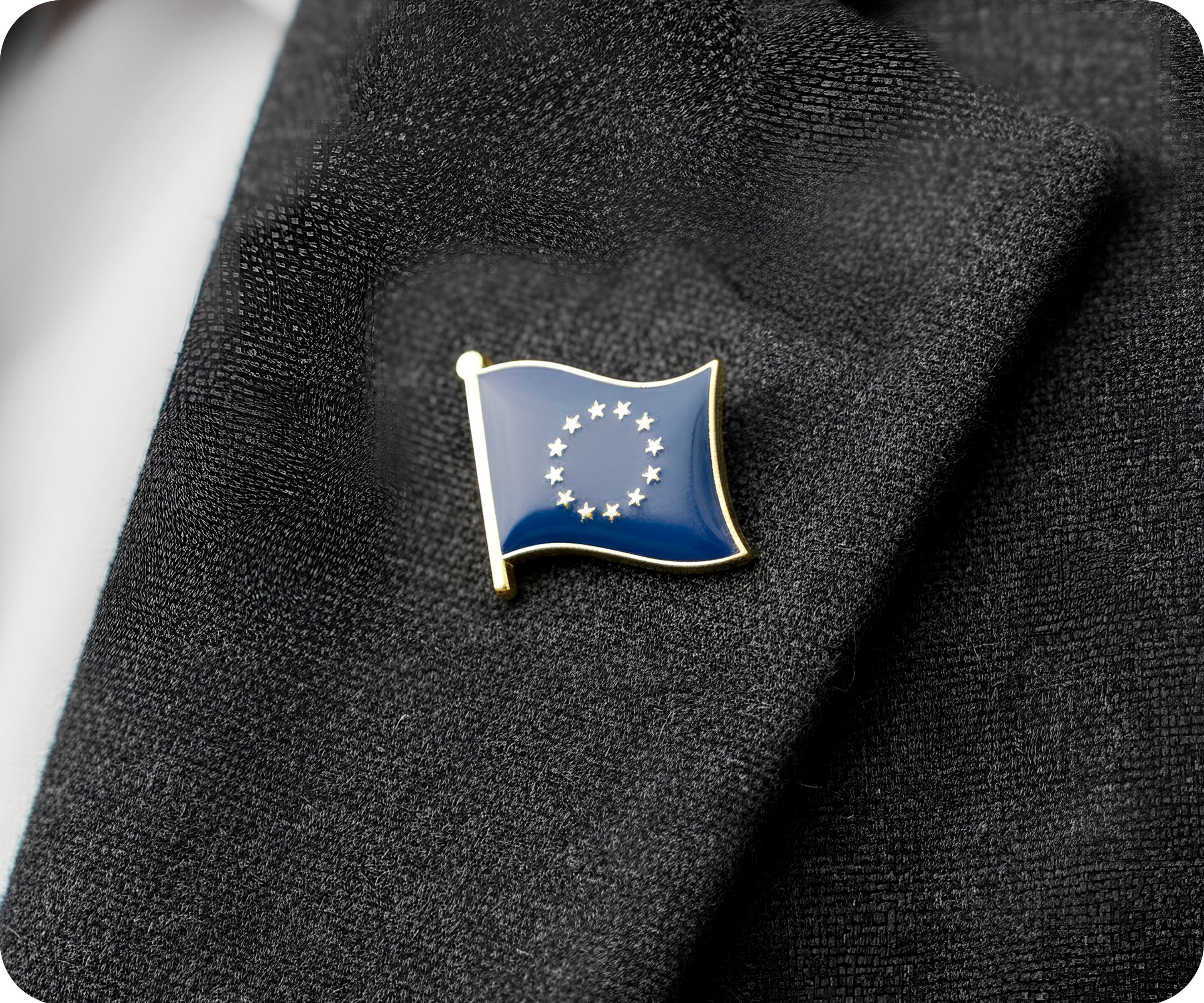 European Union EU Flag Pin Badge