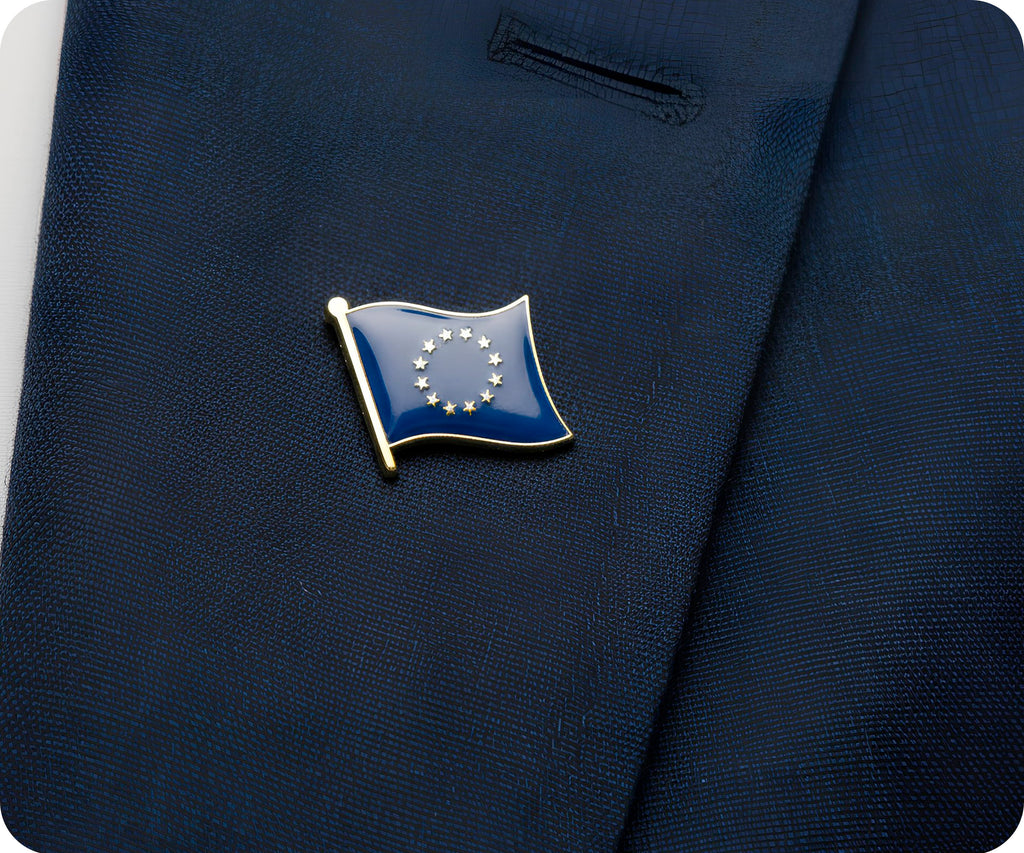 European Union EU Flag Pin Badge